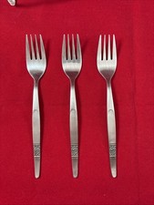 Amefa Fork AFS6 Single Rose Holland Stainless Discontinued Lot of 3