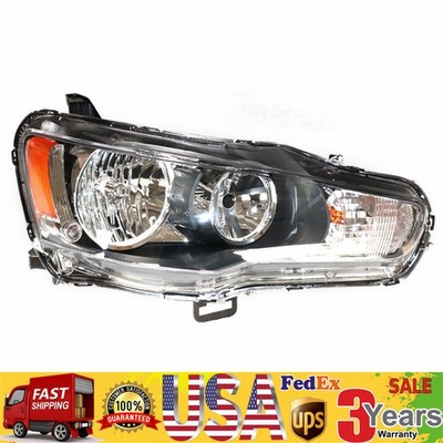 2008-2017 Mitsubishi Lancer Right Halogen Headlight Assembly - Replacement