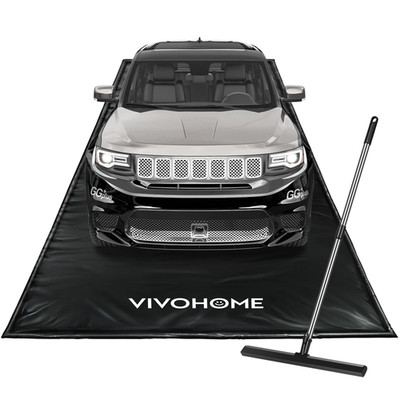 Vivohome Containment Mat 79 X 18 Stay Put Corner Pvc Garage Floor Mats Heavy
