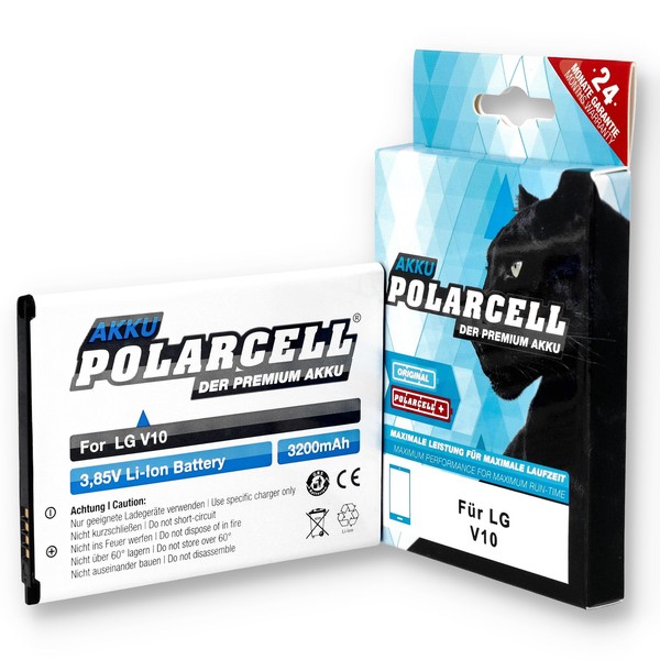 Polarcell Akku FüR Lg V10 H960A H900 H901 H961S BL-45B1F EAC63118201 - 3200Mah-image