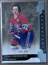 2019-20 Artifacts Yvan Cournoyer #151 SN: 104/599 Montreal Canadiens