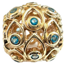Pandora Ocean Treasures Pandora Charm Blue To...