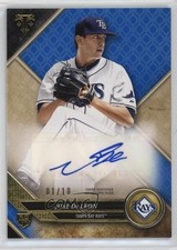2017 Topps Triple Threads Rookie Sapphire /10 Jose De Leon #RA-JD Auto 1qe0