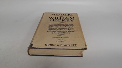 			Memoirs of William Hickey volume II (1775-1782), Alfred Spencer (		
