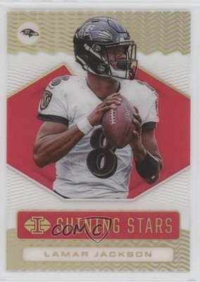 2020 Panini Illusions Shining Stars Pink 62/399 Lamar Jackson #SS2 7rf