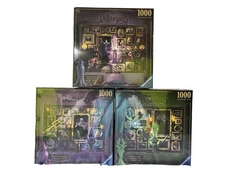 Ravensburger Disney VILLAINOUS Puzzles. All 3, MALEFICENT, EVIL QUEEN & URSULA!