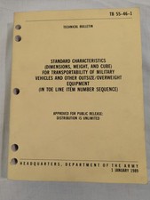 TB 55-46-1 Characteristics of Transportability of Military Vehicles, Jan 1989