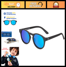 Keyhole Baby Toddler Sunglasses - 100 UV Protection, Shatter-Resistant, Flexi