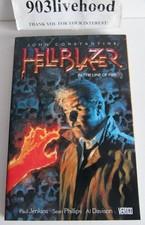 DC VERTIGO HELLBLAZER JOHN CONSTANTINE 10 IN LINE FIRE TPB TRADE GRAPHIC GN VF+