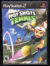 Playstation 2 PS2 Hot Shots Tennis Black Label Video Game Complete With Manual