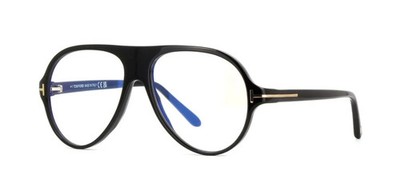 Tom Ford FT5012-B BLUE BLOCK Shiny Black (001) Eyeglasses