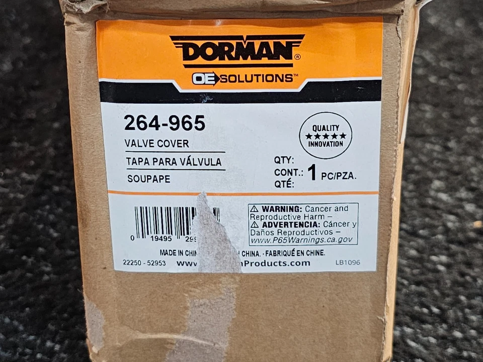 Cubierta de válvula del motor del lado del conductor Dorman 264-965 para Chevrolet Cheyenne 2007-2008 Foto 2 de 4