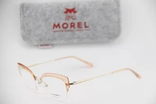 NEW MOREL KOALI 20071K PD22 GOLD CLEAR PINK AUTHENTIC FRAMES EYEGLASSES 52-20