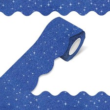 70Ft Shine Scalloped Bulletin Board Border- B...