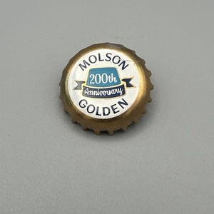 Rare Vintage Molson Golden 200th Anniversary Lapel Pin – Canadian Breweriana