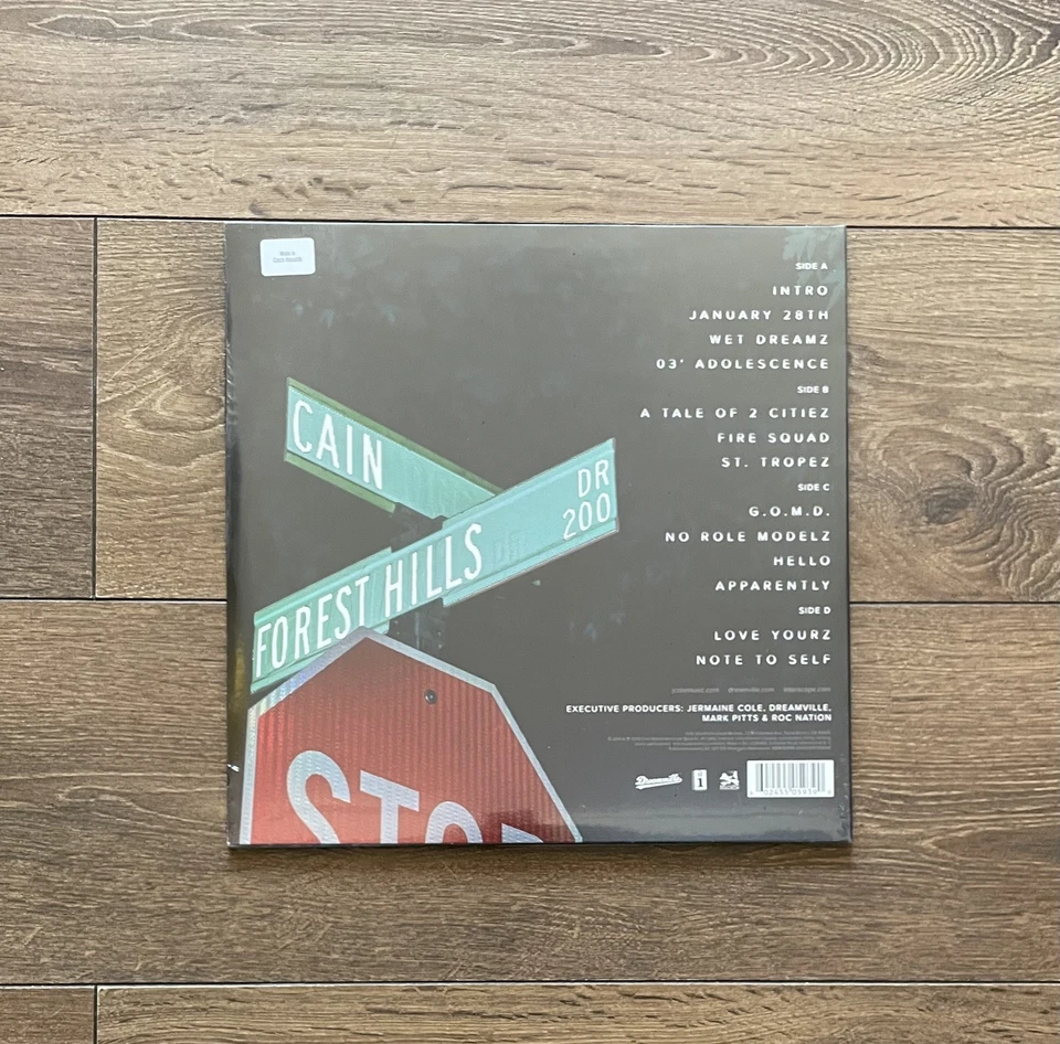 J. Cole - 2014 Forest Hills Drive Vinyl LP Album - Image 2 of 2