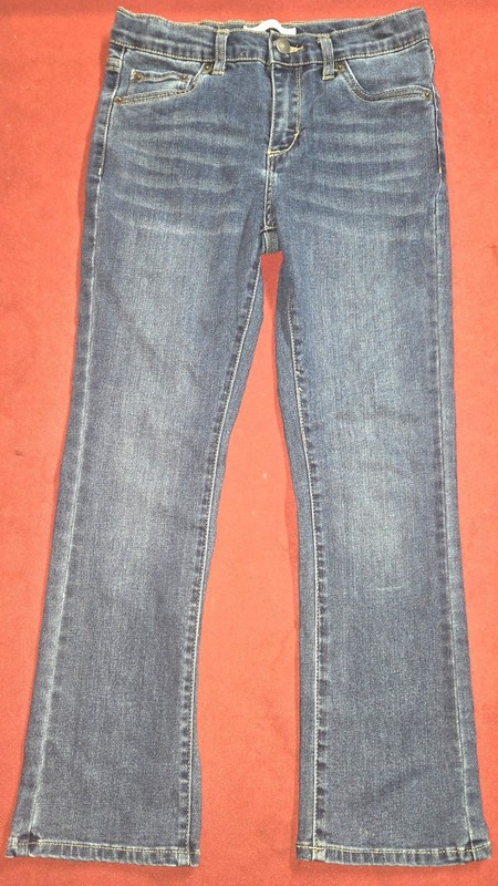🌟 Levi's 518 Bootcut Blue Med Wash Jeans Juniors Girls Size 10 Reg