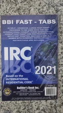 2021 International Residential Code (IRC) Fast Tabs - INDEX TABS ONLY