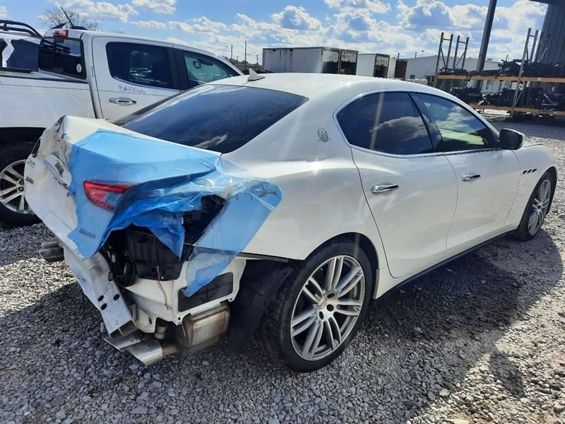 17 2017 MASERATI GHIBLI OEM FRONT DOOR WHITE DRIVER LEFT 