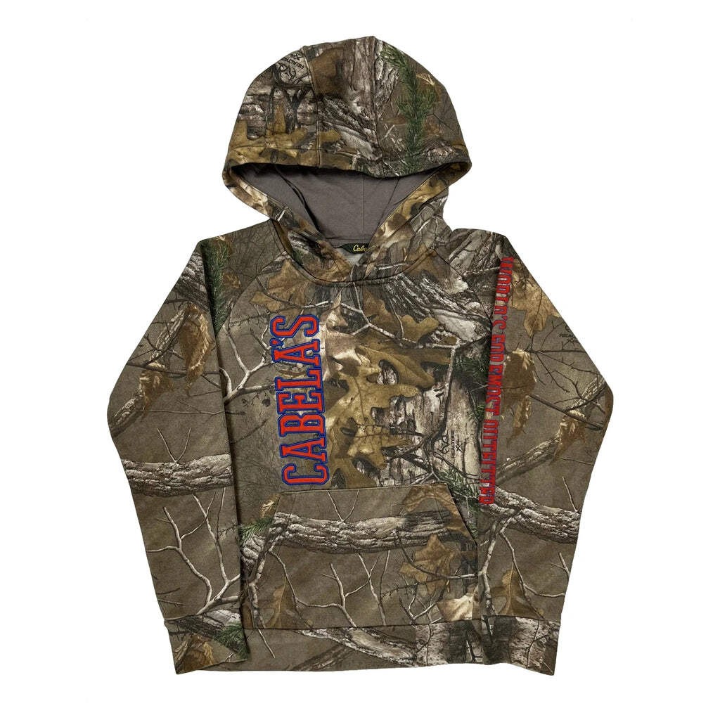 Cabelas Camo Hoodie - Medium Camo Cotton