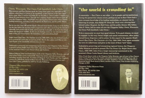 Ralph Owens Eau Claire & Die Stadt wächst auf - Wisconsin Geschichtsbücher 2x PB - Bild 2 von 10