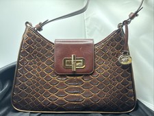 BRAHMIN ESME PECAN BELLEVUE Classic Handbag Gorgeous Luxury