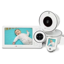 Project Nursery 5 HD Baby Monitor Mini 1.5 Parent Unit Night Vision Two Way Talk
