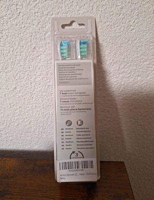 Philips Sonicare C2 Optimal Plaque Defence HX9024 Bürstenköpfe 4er-Pack NEU OVP