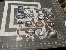 Philadelphia Eagles Stickers Decals, Lot Of 17, NFL, New, U1