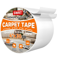 Double Sided Carpet Tape, 4 in X 30 Yards Rug Tape for Hardwood Floors Heavy D