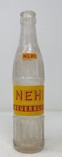 Vtg 1953 10oz. ACL (yellow/red)  NEHI SODA BOTTLE, HOUSTON, TEX. EXCELLENT COND.