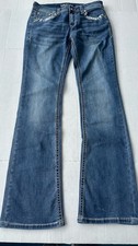 Grace in LA Easy Fit Jeans Size 29 Western Embroidered Horseshoe boot cut