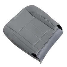NLQR Front Passenger Side Bottom Replacement Seat Cover Gray Microfiber