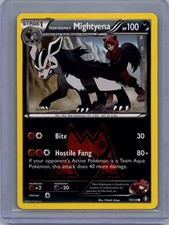 POKEMON TEAM MAGMA'S MIGHTYENA 19/34 DOUBLE CRISIS NM