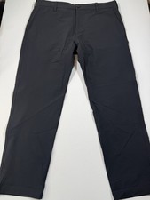 American Giant Pants Mens Size 38x30 Black Commuter Performance Logo Made In USA