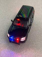 596 164 2015 Tahoe State Police Suv Model Diecast Collect Car With Led Lights