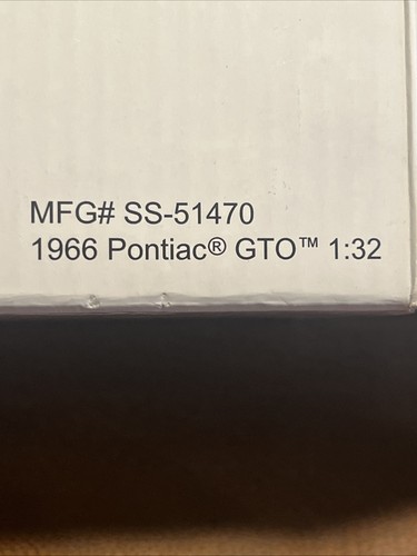 1966 General Motors, Pontiac GTO 1:32 scale, New Ray NIB - Picture 3 of 3