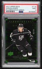 2017-18 Upper Deck Fluorescence Green 7/10 Adrian Kempe #F-49 PSA 9 MINT y1d