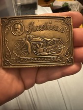 Indian Motorcycle Belt Buckle Vintage original 1970 s