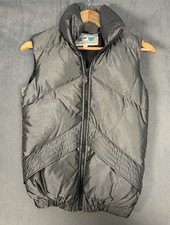 Vintage William Barry Puffer Vest Made In USA Women's Sz XS Gray
