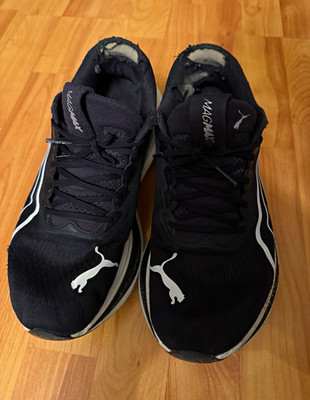 PUMA Magnax NITRO Herren Laufschuhe Sneaker Schwarz/Weiß EU 43