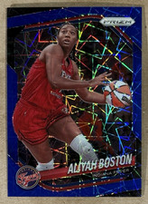 Aliyah Boston Blue Velocity 2025 Panini Prizm WNBA #75 Indiana Fever