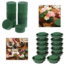 12x Round Floral Foam Blocks Florist Foam Plant Foam for Decoration Wedding