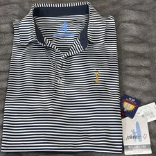 NWT Johnnie-O TPC Sawgrass Prep-Formance Sun Protection UPF 50 Golf Polo Shirt S