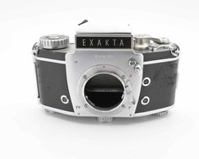Exakta Varex IIb Silver 35mm SLR Film Camera Body Germany & Case READ (#20062)