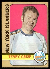 1972-73 O-Pee-Chee Terry Crisp New York Islanders #88