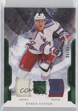 2011 Upper Deck Artifacts Emerald Jersey/Patch 6/65 Derek Stepan #21 Patch b9z