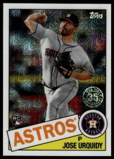 2020 Topps #85TC-20 Jose Urquidy 1985 Chrome Silver Pack Promo