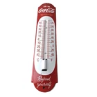 Vintage Drink Coca Cola Sign - Refresh Yourself Ad Sign on Porcelain Thermometer