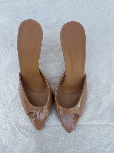 ROZALIA Russian X BILLINI “the Mule” Heels Size 8 Toffee